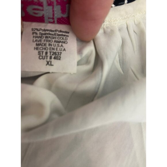 Reina Peacock & Animal Print Sleeveless Cardigan‎ Open Knit Detail Size Large - Picture 12 of 13